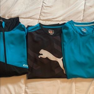 Puma Mens Jacket and shirts men’s Mediums
